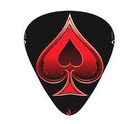 Ace Of Spades Guitar Picks Gift Set - Smooth Durable Plectrums For Acoustic, Electric & Bass Guitar, Perfect Present For Guitar Lovers & Musicians