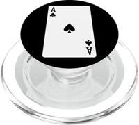 ACE OF SPADES PLAYING CARD POKER BLACKJACK SOLITAIRE PopSockets PopGrip for MagSafe