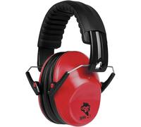 ACE SHH...! Children's hearing protection - foldable ear defenders - compact ear protectors for girls and boys - Red