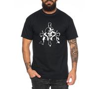 Ace Sit - Men's T-Shirt Straw Hat Luffy Zoro One Monkey D. Pirate Ace Piece Goku Anime Ruffy, Size:M, Color:Black