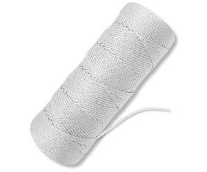 ACE Supply White Mason Line String - #18 Braided Nylon String - 500 Ft Length - Nylon Twine for Gardening