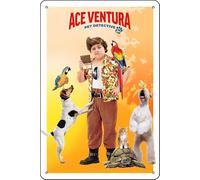 Ace Ventura Jr: Pet Detective (2009) Movie Plaque Poster Metal Tin Sign 8" x 12" Vintage Retro Wall Decor