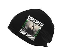 Ace Ventura Pet Detective 0a Hot in These Rhinos Knitted Hats Black Printed Size is: One Size Skullies