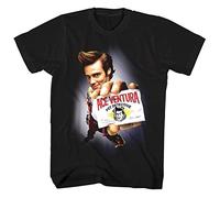 Ace Ventura Pet Detective Movie Poster Mens T Shirt Jim Carrey Calling Card Top Black