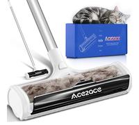 ACE2ACE Carpet Rake for Pet Hair Remover Tool, Reusable Carpet Roller for Pet Hair Large Lint Rollers, 1.5M Long Handle, Cat Dog Hair Remover for Carpet, Rugs, Mats