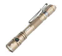 ACEBEAM TAC 2AA EDC Tactical Dual Modes Flashlight Rechargeable, 1400 High Lumens Flashlight, Dual Switch Pocket LED Flashlight, Super Bright Small Flash Light for Emergency, Camping, Home(SFT-25R HI)