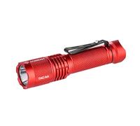 ACEBEAM TAC AA 2.0 Longest-Range AA Flashlight 360 Meters, 900 High Lumens Tactical EDC Flashlight Rechargeable, 6 Modes Pocket LED Flashlight, Super Bright Small Mini Flashlight, Red Color