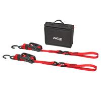 Acebikes Lashing strap set Premium with ratchet 2-PACK
