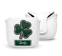Acebirdie Golf Club Head Covers Mallet Putter Cover with Strong Magnetic Headcovers Fits Scotty Cameron, Taylormade, Odyssey, Titleist, Callaway Most Mallet Putter Headcover (Lucky Clover)