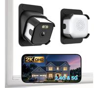 Acebliss 3MP 2K Window Security Camera - 2.4GHz & 5GHz WiFi Window Cameras for Home Security Looking Outside with Bracket, AI Color Night Vision, Person & Motion Detection, Anti-Glare, Anti-Reflectio