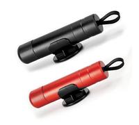 ACEBON 2-in-1 Emergency Car Escape Tool, Spring-Loaded Window Breaker and Seatbelt Cutter, Compact Lifesaver for Families, Portable Keychain Design, Black and Red