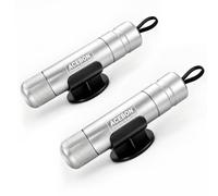 ACEBON 2 Pack Car Safety Hammer & Seat Belt Cutter - Emergency Window Breaker and Vehicle Escape Tool for Quick Car Escape, Compact Life-Saving Tool with Mounting Strap