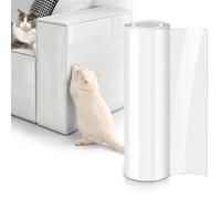 ACEBON Cat Scratch Furniture Protector Tape, Clear Sofa Guard 30cm x 5m | Clear self-adhesive PVC film for sofas, doors, walls and smooth leather; cut to size, not for PU, suede or rough surfaces.