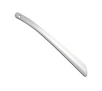 ACEBON Metal Shoe Horn Long Handle, Portable 12" Long ShoeHorn, Easy to Take for Travel Use, Stainless Steel Shoe Helper Stick for Women, Men, Kids, Seniors, Elderly, Disabled