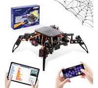 ACEBOTT STEM Toys Programmable Bionic Spider Robot Kit, Science Kit for Kids Age 8-12, Teens DIY Robotics Building Toy, Walking Crawling, App Remote Control, Boys Gift Girls Adults Birthday