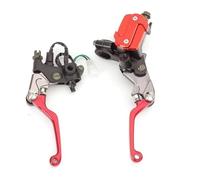 ACEBSBGGAP Brake Clutch Motorcycle for Suz&uki LTZ400 LTZ450 KFX400 LTZ 400 LTZ 450 KFX 400 CNC Master Cylinder Hydraulic Motorcycle Brake Clutch Lever(Red)