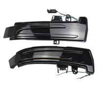 ACEBSBGGAP For Benz W176 W246 W212 W204 For CLA C117 For GLA GLK W221 For CLS W218 Indicator Assembly Dynamic LED Rearview Mirror Light Turn Signal Lamp(Blue-Yellow)