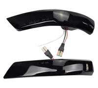 ACEBSBGGAP For Focus 2 Mk2 3 Mk3 For Mondeo 4 Mk4 2008-2018 Indicator Light Assembly Dynamic LED Wing Rearview Mirror Turn Signal Turn Signal Lamp(White-Yellow)