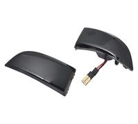 ACEBSBGGAP For Megane For MK3 2008 2009 2010 2011 2012 2013 2014 2015 2016 LED Flowing Rearview Mirror Indicator Turn Signal Lights 2x Turn Signal Lamp(Dynamic Smoked)
