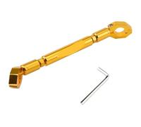 ACEBSBGGAP For SYM CROX 50 125 150 RX CROX150 Adjustable Handlebar Balance Bar Navigation Mobile Phone Bracket GPS Motorcycle Bracket Navigation Motorcycle(Gold)