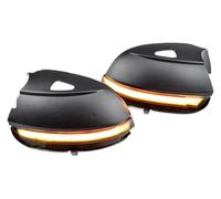 ACEBSBGGAP For VW For Passat B7 CC For Scirocco For Jetta MK6 EOS Indicator Light Assembly Dynamic Side Rearview Mirror Turn Signal Turn Signal Lamp(Smoked black)