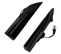 ACEBSBGGAP For VW For T5/T6 For Caddy Auto Parts LED Dynamic Side Marker Turn Signal Sequential Flashing Lights Indicator Lamp 2PCS Turn Signal Lamp(Smoked Black)