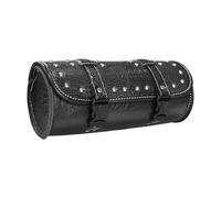 ACEBSBGGAP Storage Saddle Bag for Rebel 500 CMX500 Motorcycle Tool PU Leather Front Fork Handlebar Saddlebag Roll Tail Storage Bag(Style 3)