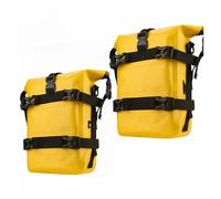 ACEBSBGGAP Storage Saddle Bag Waterproof 6L Frame Crash Bars Bumper Repair Tool Placement Pack Motor Tank Pannier Luggage Bag(Yellow 2 PCS)