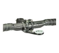 Aceco Max Xxl Wahoo Handlebar Cycling Computer Mount Silver One Size Black