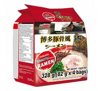 :ACECOOK IPPIN INS NOODLES BAG TONKOTSU FLAVOUR 328G(4P)