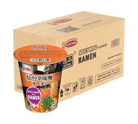Acecook Ippin Instant Ramen Cup (16 Cups) - Japanese Instant Ramen Noodle Cups - Ready in 3 minutes - Portable & Convenient - Instant Quick Meal - Spicy Miso Flavour 73g