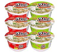 Acecook Oh! Ricey Vietnamese PHO Instant Rice Noodles Bowl Chicken & Beef Flavour 71g (Pack of 6)