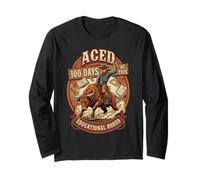 Aced 100 Days of This Educational Rodeo Cowboy Long Sleeve T-Shirt