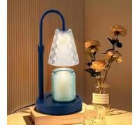 ACED Candle Warmer Lamp with Timer Dimmable, Wax Melt Warmer, Dark Blue