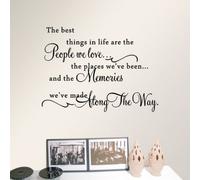 ACEFAST INC Quote the Best Things in Life Wall Sticker Vinyl Art Words Decal Home Decor