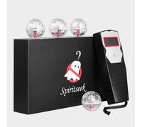 AceFox Ghost Hunting Equipment Tester with 4 Cat Balls, Hand-held Digital LCD Paranormal Investigation Instrument for Home, Office & Outdoor Spirit Inspections Ideal for Gifts