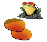 Acefrog 1.4MM Thick AR Coated Polarized Replacement Lenses for Oakley Juliet Sunglasses - Jaffa Orange
