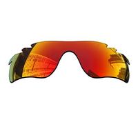Acefrog 1.5MM Polarized Replacement Lenses for Oakley RadarLock Path Vented Sunglasses, Upgraded Material, Impact Resistant, Fire Red Polarized Mirrored - 1.5mm, One Size