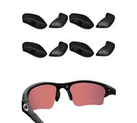 Acefrog 2 Pairs Upgraded Nose Pads for Oakley Flak 2.0 OO9295, Flak Jacket, Half Jacket 2.0 OO9144, Half Jacket XLJ, Flak Beta, Flak Draft Sunglass Push-in Nose Piece Replacement, Anti-Slip, Black