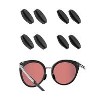 Acefrog 2 Pairs Upgraded Nose Pads for Oakley Frogskins Range OO9284, Frogskins Range XL OO9503 / OO9503A, Frogskins Hybrid OO9289, Top Knot Sunglass, Push-in Nose Piece Replacement, Black, Anti-Slip
