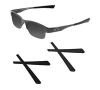 Acefrog 2 Pairs Upgraded Soft Silicone Replacement Temple Sleeve Ear Socks for Oakley Gasser OX5087 Eyeglasses, Perfectly Fit, Black