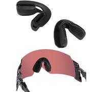 Acefrog 2 Pieces Upgraded Nose Pads for Oakley Kato OO9455M, Kato X OO9475, Encoder OO9471, Encoder Strike Vented, Re:SubZero Sunglass Push-in Nose Piece Replacement, Anti-Slip, Black