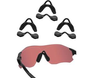 Acefrog 3 Pairs Upgraded Nose Pads for Oakley EV Zero Path OO9308, EV Zero Pitch OO9383 OO9388, EV Zero Range OO9327 OO9337, EV Zero Series Sunglass, Push-in Nose Piece Replacement, Black, Anti-Slip