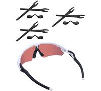 Acefrog 3 Pairs Upgraded Replacement Earsocks Nose Pads Kit for Oakley Radar EV Path OO9208, Radar EV Pitch OO9211, Radar EV Advancer OO9442, Radar EV Path Asian Fit Sunglasses, Perfectly Fit, Black