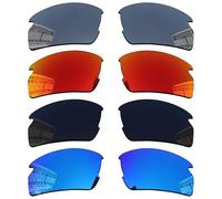 Acefrog 4 Pairs Polarized Replacement Lenses for Oakley Flak 2.0 OO9295 Sunglasses, Perfectly Fit, Shatterproof, Anti-scratch, Value Pack