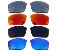 Acefrog 4 Pairs Polarized Replacement Lenses for Oakley Flak Jacket OO9008 63mm Sunglasses, Perfectly Fit, Shatterproof, Anti-scratch, Value Pack