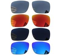 Acefrog 4 Pairs Polarized Replacement Lenses for Oakley Holbrook Metal OO4123 55mm Sunglasses, Perfectly Fit, Anti-scratch, Shatterproof, Value Pack