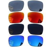 Acefrog 4 Pairs Polarized Replacement Lenses for Oakley Holbrook OO9102 Sunglasses, Perfectly Fit, Shatterproof, Anti-scratch, Value Pack