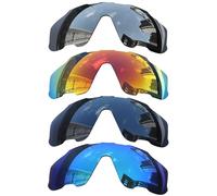 Acefrog 4 Pairs Polarized Replacement Lenses for Oakley Jaw-breaker OO9290 Sunglasses, Perfectly Fit, Shatterproof, Anti-scratch, Value Pack