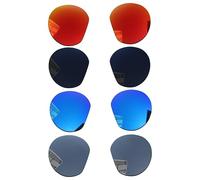 Acefrog 4 Pairs Polarized Replacement Lenses for Oakley Meta HSTN OW8002 AI Glasses Sunglasses, Perfectly Fit, Shatterproof, Anti-scratch, Value Pack